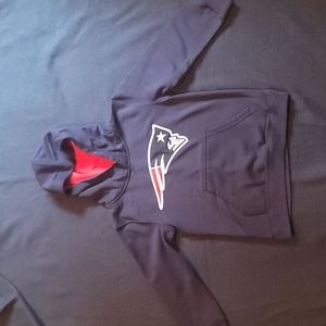 New England patriots sweatshirt, (NFL team apparel) kids size Lg/7
